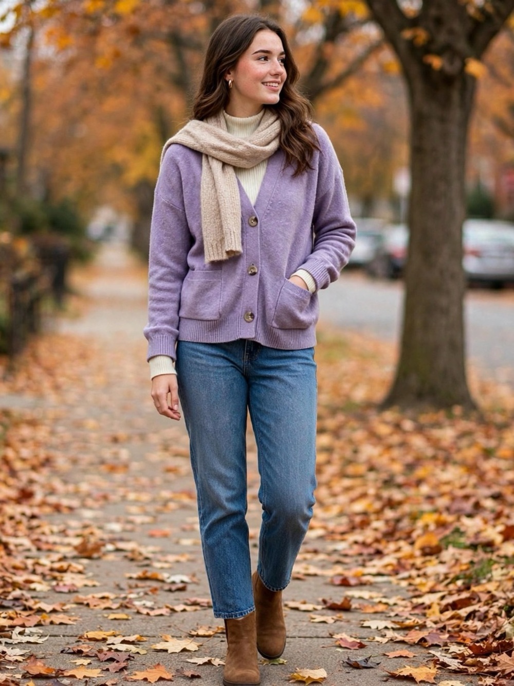 J. Jill Soft Knit Cardigan Sweater